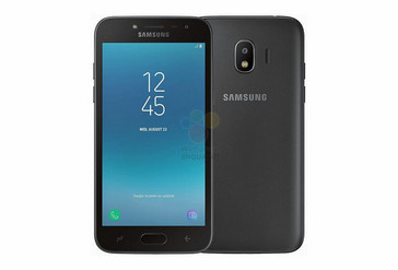 Galaxy J2 (2018) hat einen Bildschirm im alten 16.9-Format