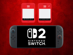 Switch 2 Spielmodul neben einer Game-Key Card