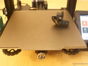 Raue Seite des Druckbetts