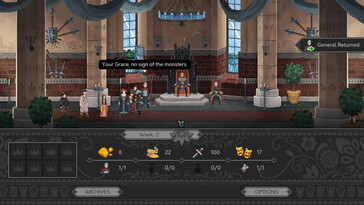 Gameplay-Screenshot aus Yes, Your Grace.