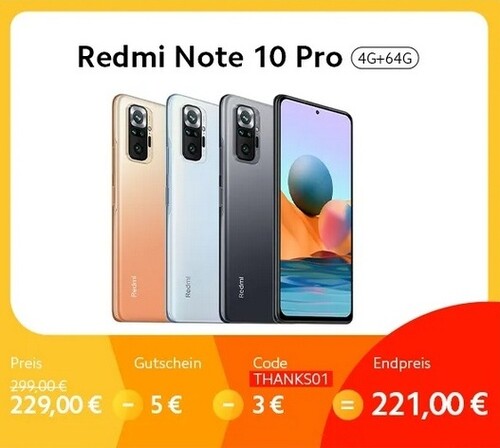 Xiaomi Redmi Note 10 Pro 4/64 GB