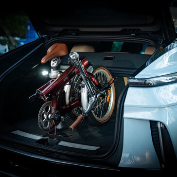 Das Fahrrad lässt sich klappen (Bildquelle: Heybike)