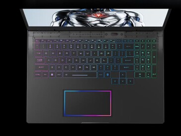 Die RGB-beleuchtete Tastatur bringt ein Ziffernblock mit (Bildquelle: Nubia)