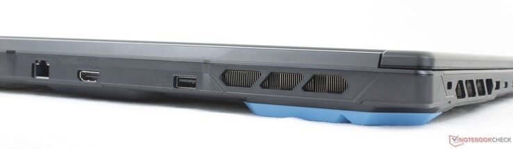 Rückseite: RJ-45 (1 Gbit/s), HDMI 2.1, USB-A 3.2 Gen. 1