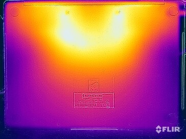 Oberflächentemperaturen Stresstest (Unterseite)