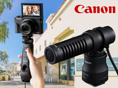 Canon: Griffstativ HG-100TBR und Stereomikrofon DM-E100 zum Filmen.