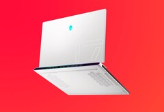 Das Alienware X17 bietet ein recht schlichtes Design mit einigen RGB-Akzenten. (Bild: Dell)