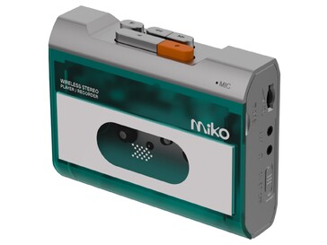 Bluetooth-Schalter sowie 3,5-mm-Audio-Ein- und -Ausgänge auf der gegenüberliegenden Seite