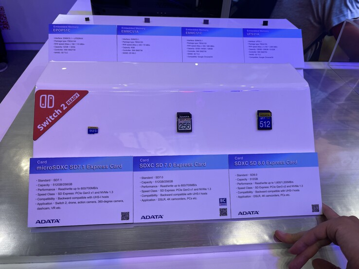 Adatas SD-Karten. (Bildquelle: Andreas Sebayang/Notebookcheck.com)