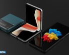 Das Samsung Galaxy Z Flip3 wird im Rendervideo des Concept Creator nicht nur in dieser einen Farbe visualisiert. (Bild: LetsGoDigital)