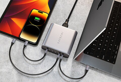 Das Satechi GaN 200W USB-C-Ladegerät mit 6 Anschlüssen steht im Handel parat. (Bild: Amazon)