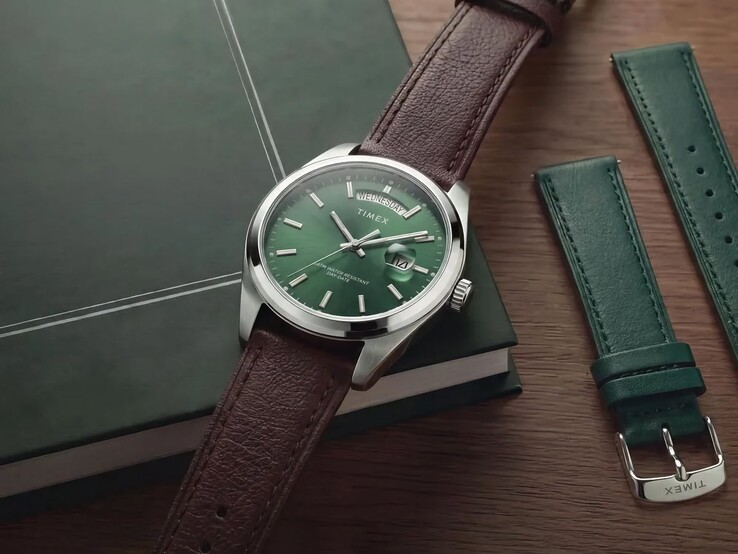 Timex Legacy Day and Date mit grünem Zifferblatt