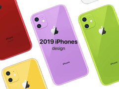 Bilder zeigen Apples Farben für iPhone XR 2019, XI und XI Max.
