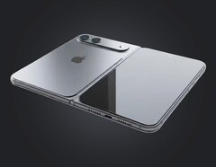 Das Apple iPhone Fold soll ein ungewöhnlich breites Seitenverhältnis aufweisen. (Bildquelle: iPhone-Ticker, bearbeitet)