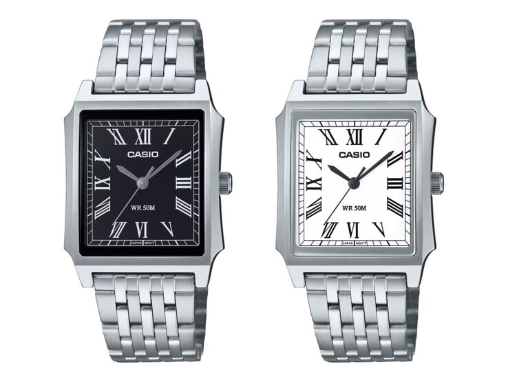 Die Casio Uhren MTPB190D-1BV (links) und MTPB190D-7BV (rechts)