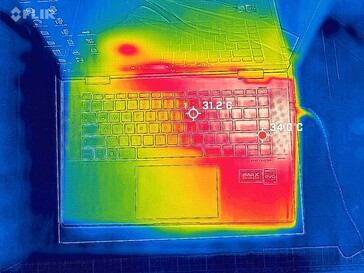 System im Leerlauf (oben)