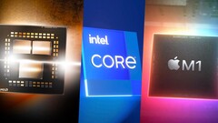 Intel hat im Laptop-Markt mehr Konkurrenz als je zuvor. (Bild: AMD / Intel / Apple, bearbeitet)
