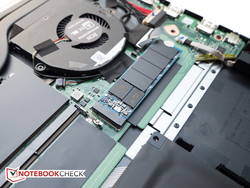 M.2-2280-Slot mit Support für SATA und PCIe/NVMe