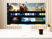 Der Samsung Smart Monitor M8 bietet einen integrierten Smart TV samt Fernbedienung. (Bild: Samsung)