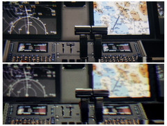 Vergleich: Varjo oben, Oculus unten