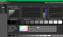 Graustufen vor der Kalibrierung
