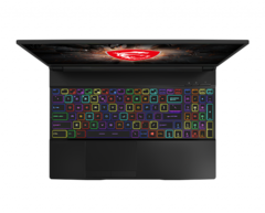 MSI GE65 ist ungefähr genauso schnell wie das GS65 und kostet um die 600 Euro weniger (Bildquelle: MSI)