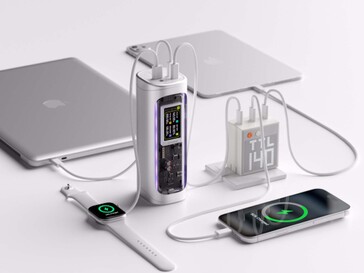 Mehrere Geräte lassen sich gleichzeitig aufladen