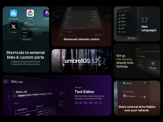 Highlights von umbrelOS 1.7.0