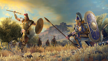 Ein Duell in A Total War Saga: Troy.