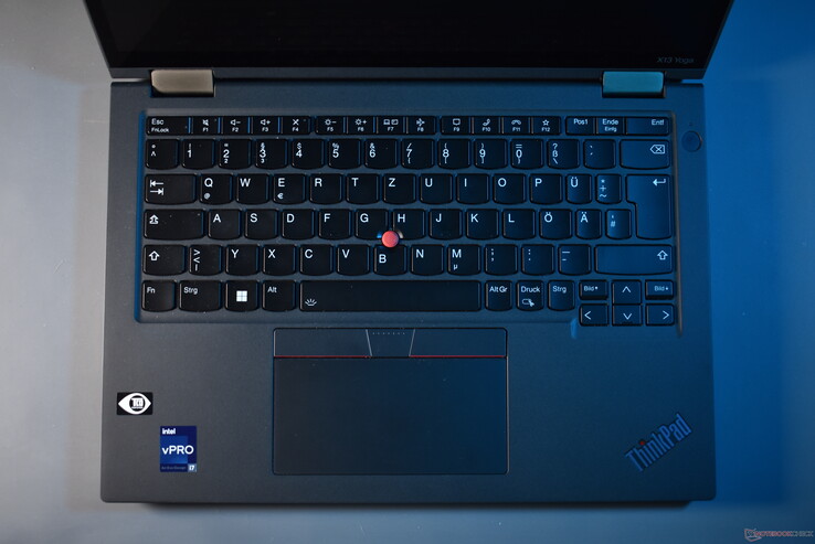 Lenovo ThinkPad X13 Yoga Gen 3: Tastaturbereich