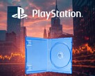 Banner zur Sony-Aktie mit leerer Hülle eines physischen Spiels