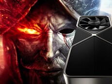Amazon wird bald ein neues MMORPG veröffentlichen, Spieler mit einer GeForce RTX 3090 sollten aber aufpassen. (Bild: Amazon / Nvidia, bearbeitet)