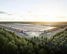 Werksgelände der Tesla Gigafactory in Grünheide. (Quelle: Tesla)