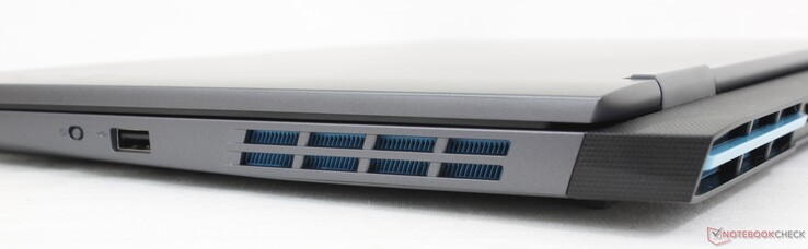 Rechts: Kameraschalter; USB-A 2.0