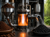 Dank Plasma-Pyrolyse kann Kaffeesatz in nur 90 Sekunden in Brennstoff umgewandelt werden