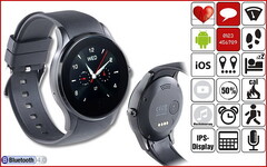 Simvalley: Handy-Uhr & Bluetooth-Smartwatch PX-4555 für 100 Euro