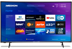 Aldi: Medion Life X15575 4K UHD 55 Zoll Smart-TV ab 26. November für 299 Euro.