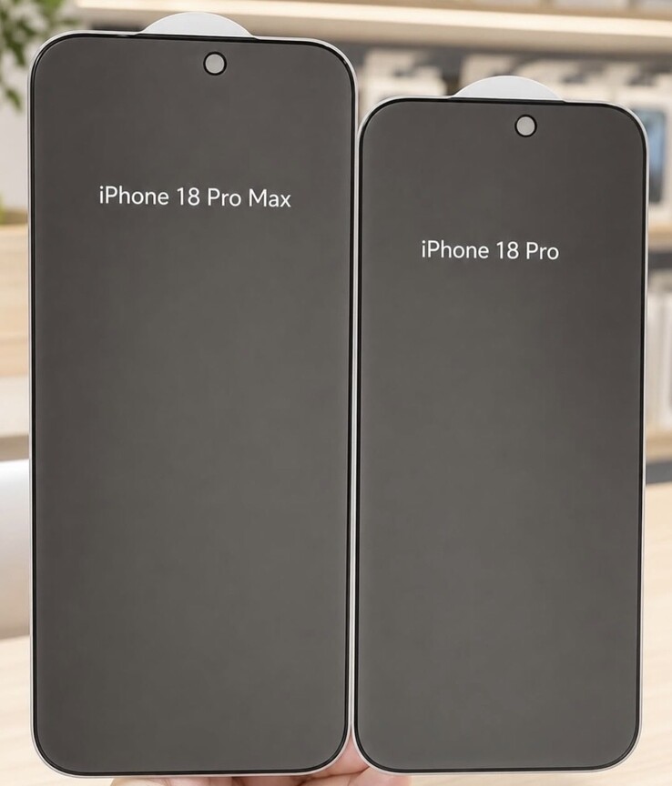 Erste Displayschutzfolien für das Apple iPhone 18 Pro Duo.
