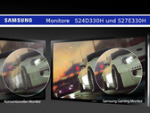 Samsung: Schnelle Gaming-Monitore S24D330H und S27E330H
