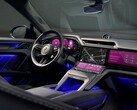 Der Cayenne Electric zeigt das Porsche-Interieur der Zukunft mit neuem digitalen Cockpit  inklusive Flow Display und großem Beifahrer-Screen (Bild: Porsche AG).