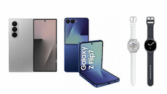 Teurer oder günstiger? Es gibt widersprüchliche Hinweise auf die Preisniveaus von Samsung Galaxy Z Fold 7, Galaxy Z Flip 7 sowie der Galaxy Watch 8 Generation. (Bildquelle: Evan Blass)