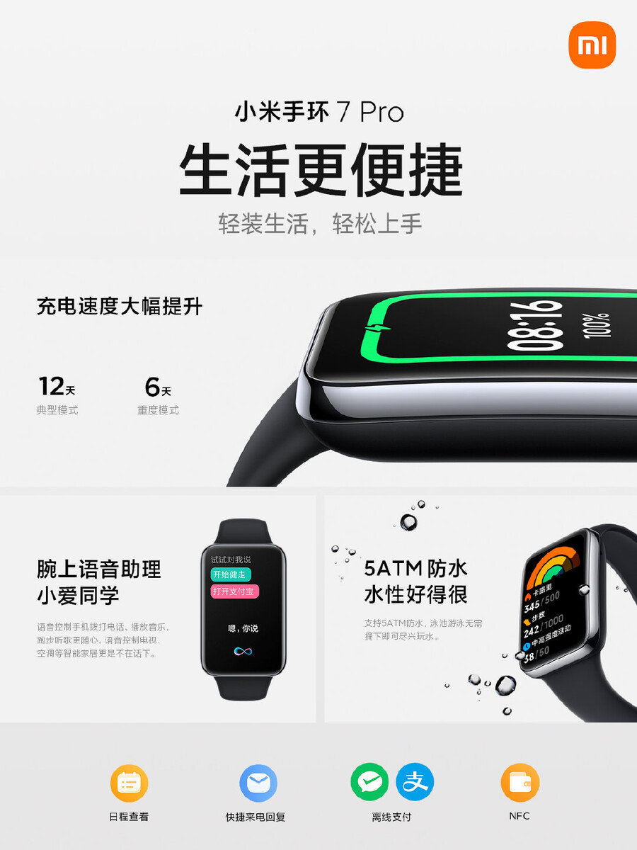 flyde over ego at styre New Xiaomi Mi Band Pro With GPS Smart Bracelet AMOLED