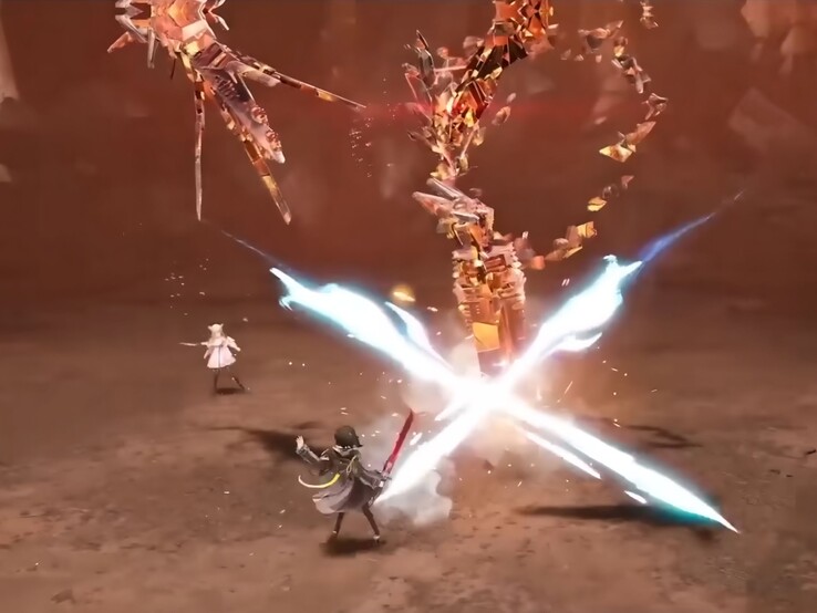 In den Kämpfen stehen bis zu vier Teammitglieder gleichzeitig auf dem Feld. (Ein Screenshot aus dem offiziellen Gameplay-Trailer zu Arknights: Endfield)