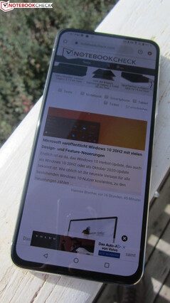 Außeneinsatz (direkte Sonneneinstrahlung)