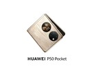 Das Huawei P50 Pocket wird ein edles Klapphandy aber wohl ohne 5G und Google: Erste Specs deuten aber auf eine vergleichsweise gute Kamera-Ausstattung.