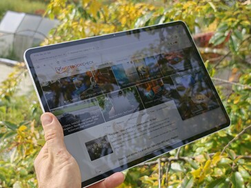 Pad 9 Pro Max bei Sonnenschein