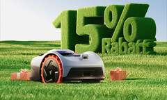 Den Navimow i105 gibt es aktuell mit 15 Prozent Rabatt. (Bildquelle: Navimow)
