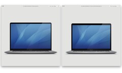 Das neue 16 Zoll Apple MacBook Pro taucht in macOS Catalina auf, hier neben dem 15 Zöller.