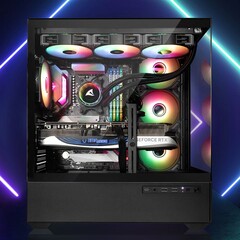 Die Front des Sharkoon AK6 ATX RGB