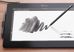 Das Pen Display 16 Lite wird mit zwei Stiften mit unterschiedlichen Griffen geliefert. (Bildquelle: Xencelabs)
